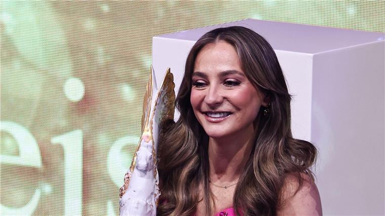 Bahnrad-Olympiasiegerin Kristina Vogel wurde beim Deutschen Sportpresseball geehrt.