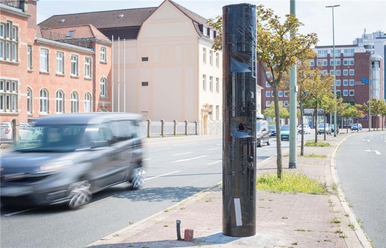Bald geht dieser Blitzer in Bremerhaven-Mitte in Betrieb.