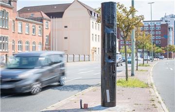 Bald geht dieser Blitzer in Bremerhaven-Mitte in Betrieb.