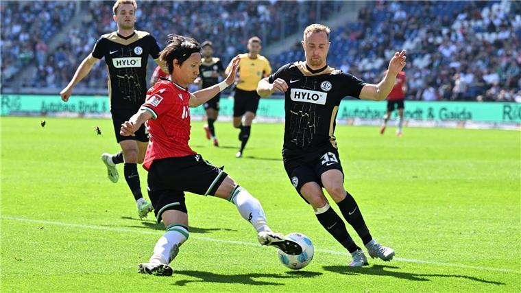 Bald spielt Elversbergs Maurice Neubauer selbst in Hannover. 