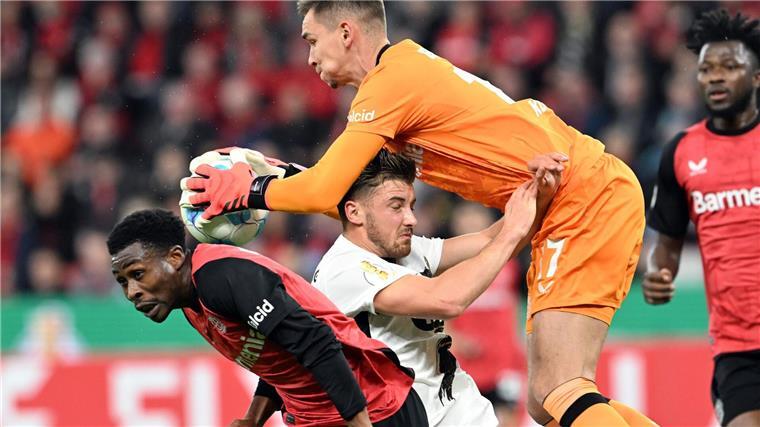 Bayer Leverkusen besiegte SV Elversberg im Pokal.