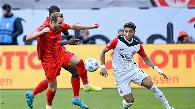 Bayern-Stürmer Kane musste beim 3:3 in Frankfurt angeschlagen ausgewechselt werden.