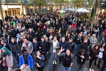 Bei Bürgermove - hier eine Aufnahme aus dem vergangenen Jahr - sind Erstsemester in die "Alte Bürger" gezogen, um dort zu feiern. In diesem Jahr fällt die Veranstaltung aus.