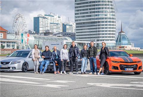 Bei den Dreharbeiten in Bremerhaven für den Bremer ARD-Tatort.