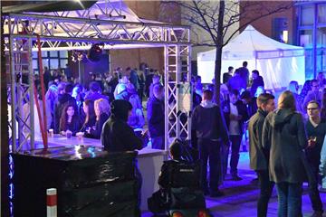 Bei der Erstsemesterparty der Hochschule Bremerhaven wurde die ganze Nacht gefei...