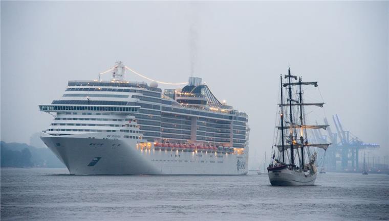 Kreuzfahrtschiffe nehmen Passagiere nach China-Reisen nicht an Bord Bei der "MSC Splendida" werden einige Abfahrten von China aus gestrichen.