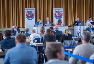 Stadtverordnetenversammlung im Ella-Kappenberg-Saal der Volkshochschule im September 2023. Foto: Hartmann