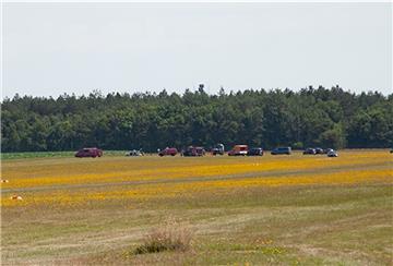 Flugzeugunglück in Nordholz.