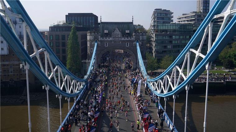 Bei London-Marathon nahm auch in diesem Jahr wieder ein Weltklasse-Feld teil.
