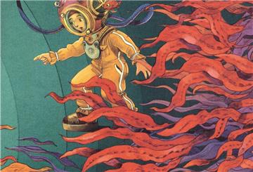 Illustration Emilio und das Meer