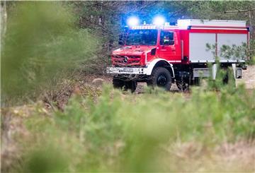 Ein Feuerwehrwagen