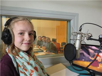 Beim Casting im Lüneburger Tonstudio war Lene Matthäi noch eine von 16. Jetzt steht fest: Die 12-Jährige wird in der Plattdeutsch-Version des Zeichentrick-Kinofilms "Ritter Trenk" die weibliche Hauptrolle sprechen.