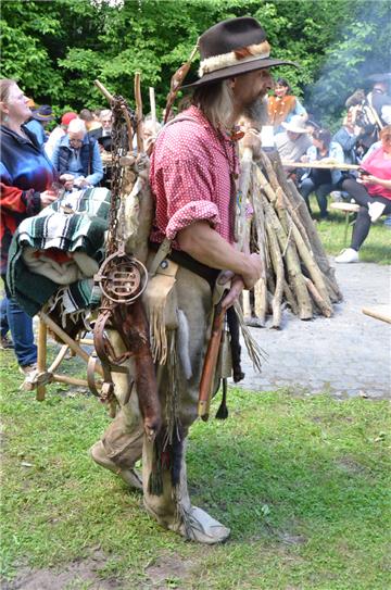 Beim Westerntreffen in Düring trafen sich Cowboys, Indianer und Banditen, gemein...