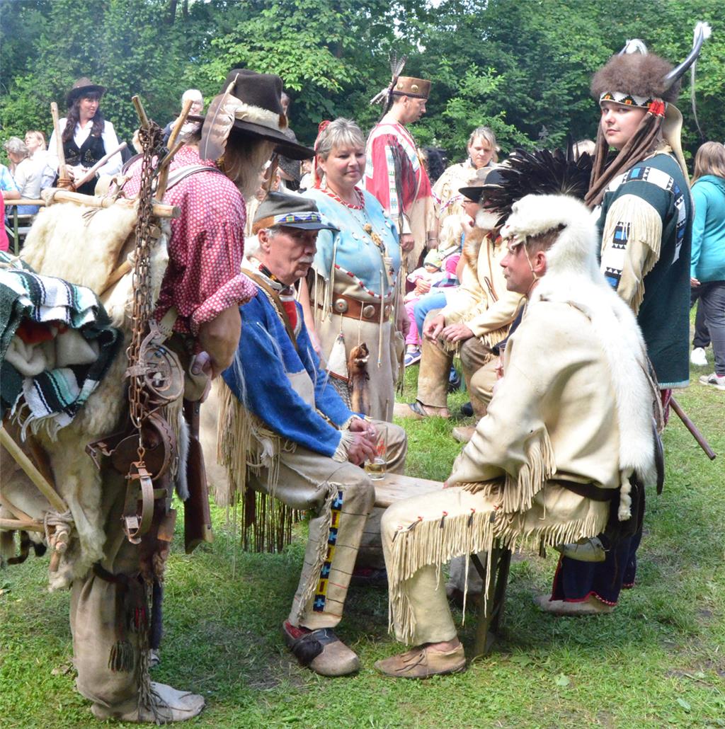 Beim Westerntreffen in Düring trafen sich Cowboys, Indianer und Banditen, gemein...
