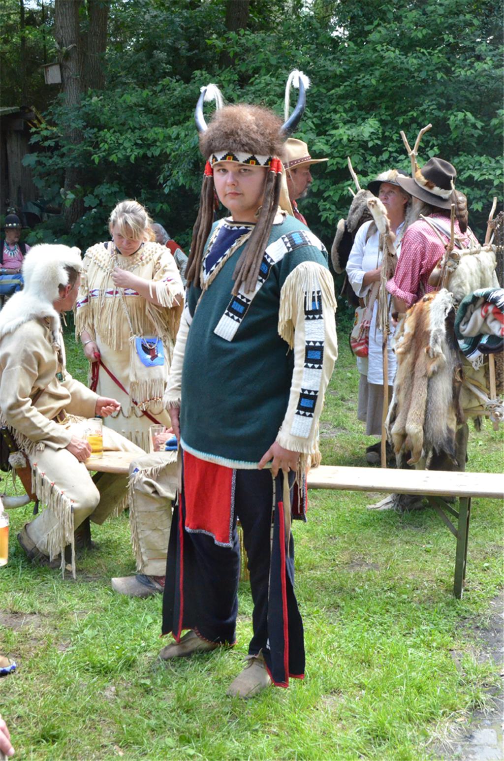 Beim Westerntreffen in Düring trafen sich Cowboys, Indianer und Banditen, gemein...