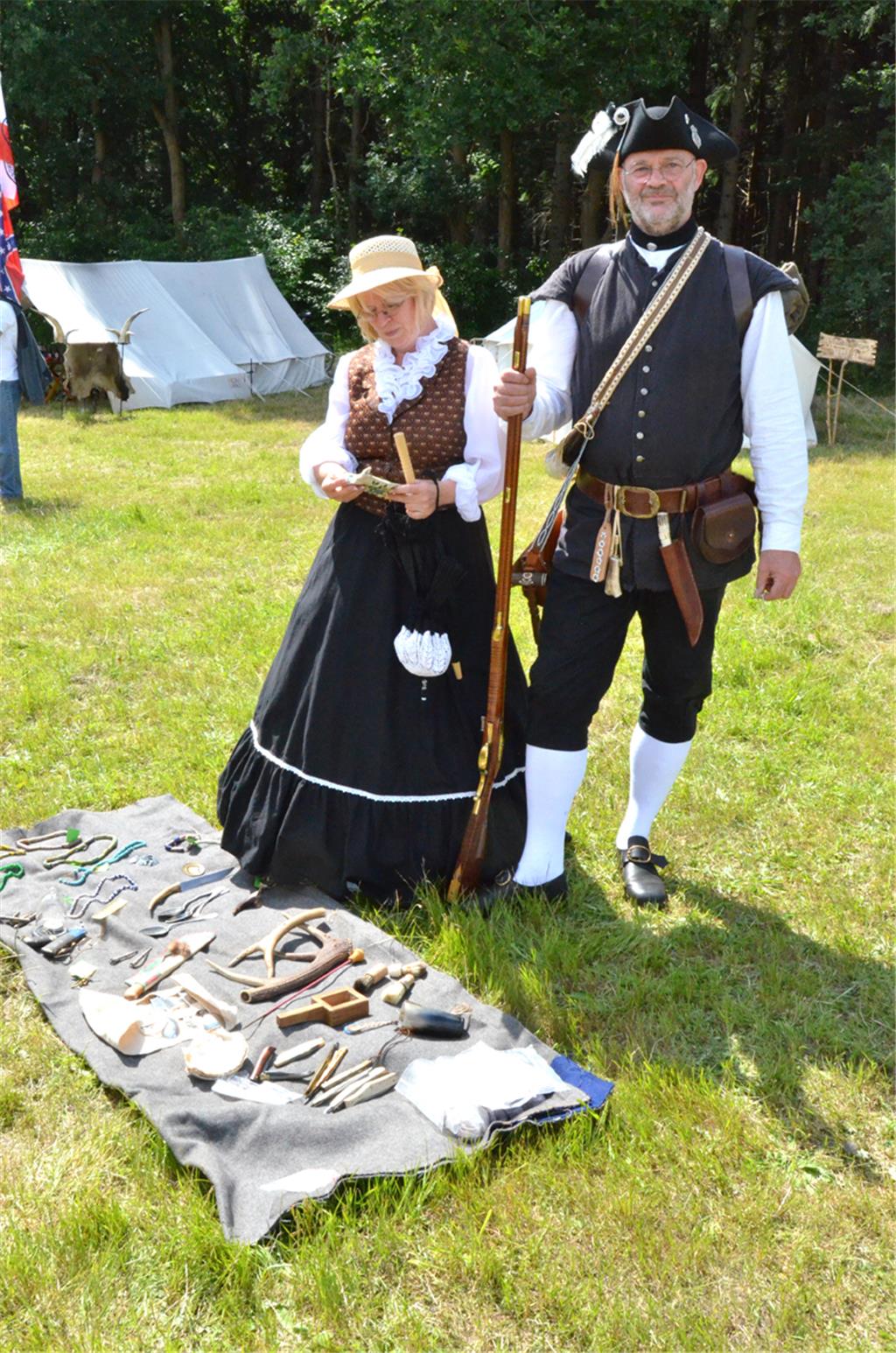Beim Westerntreffen in Düring trafen sich Cowboys, Indianer und Banditen, gemein...