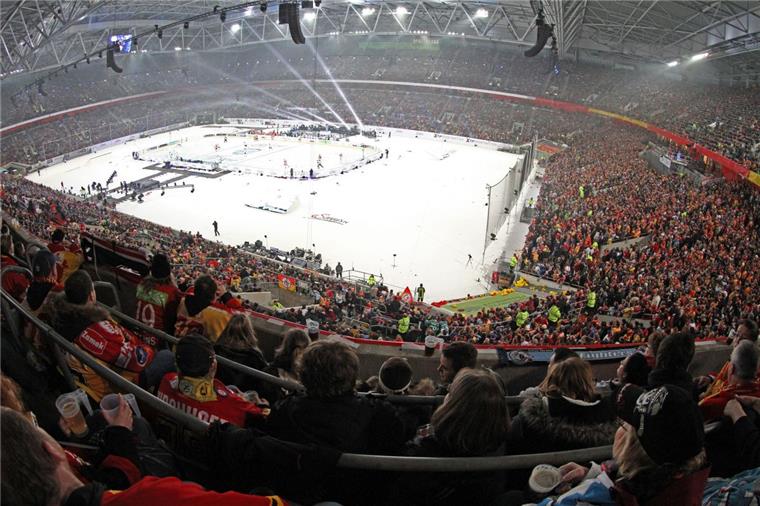 Beim Winter Game - hier eine Aufnahme aus Düsseldorf 2015 - herrscht meistens eine Top-Stimmung.