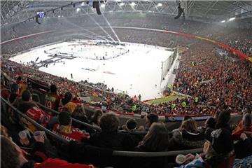 Beim Winter Game - hier eine Aufnahme aus Düsseldorf 2015 - herrscht meistens eine Top-Stimmung.