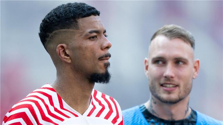 Raum und Kumpel Henrichs würden Olmo-Weggang bedauern Benjamin Henrichs (l.) und David Raum würden sich für Dani Olmo freuen, auch wenn er geht.