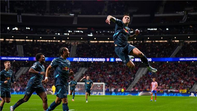 RB-Serie in 90. Minute gerissen: Leipzig verliert in Madrid Benjamin Sesko brachte Leipzig in Front.