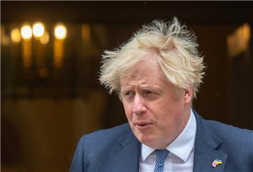 Boris Johnson, Premierminister von Großbritannien, verlässt 10 Downing Street