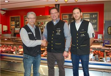 Inhaber Joachim Rewerski mit Roy Schomaker und Andre Stüßel.