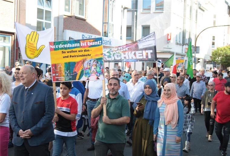 Demo gegen rechts in Nordenham