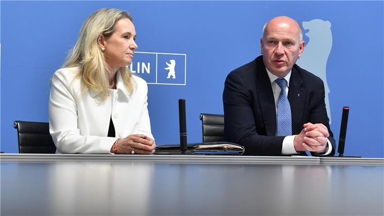 Berlins Regierender Bürgermeister Kai Wegner (CDU) hält Sarah Wedl-Wilson für die genau Richtige für das Senatorenamt. 