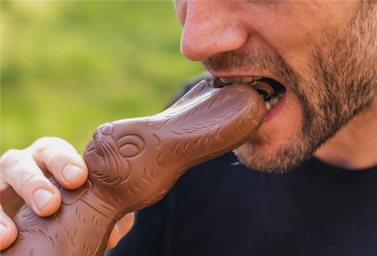 Besonders der Osterhase aus Schokolade ist beliebt.