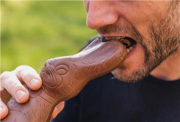 Besonders der Osterhase aus Schokolade ist beliebt.