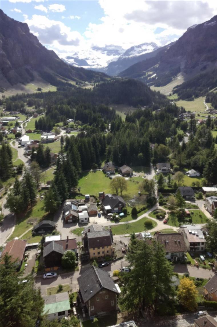 Dorf von oben