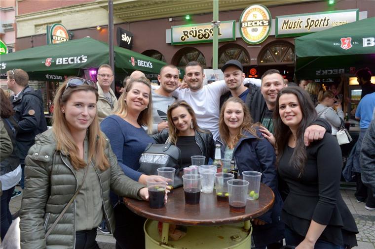 Beste Stimmung in der "Alten Bürger".
