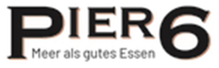 Das Logo des PIER 6: Meer als gutes Essen