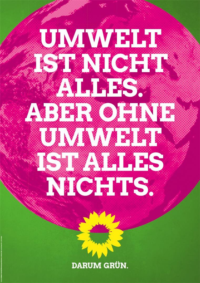 Zur Bundestagswahl 2017 haben die Parteien ihre Wahlplakate in den Straßen aufgehangen.