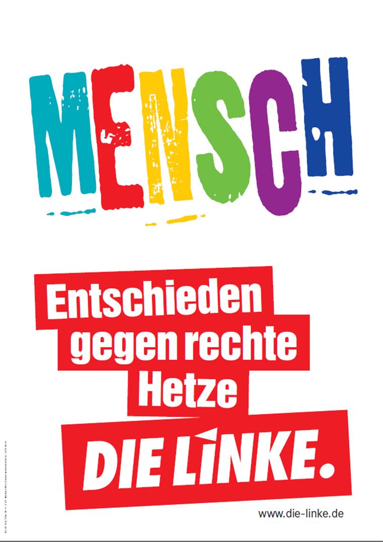 Zur Bundestagswahl 2017 haben die Parteien ihre Wahlplakate in den Straßen aufgehangen.
