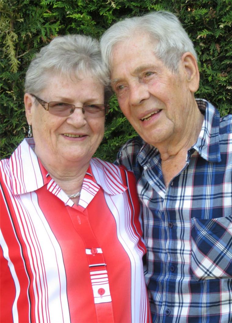 Inge und Ewald Richartz aus Geestemünde feiern am Mittwoch ihre Diamantene Hochzeit.