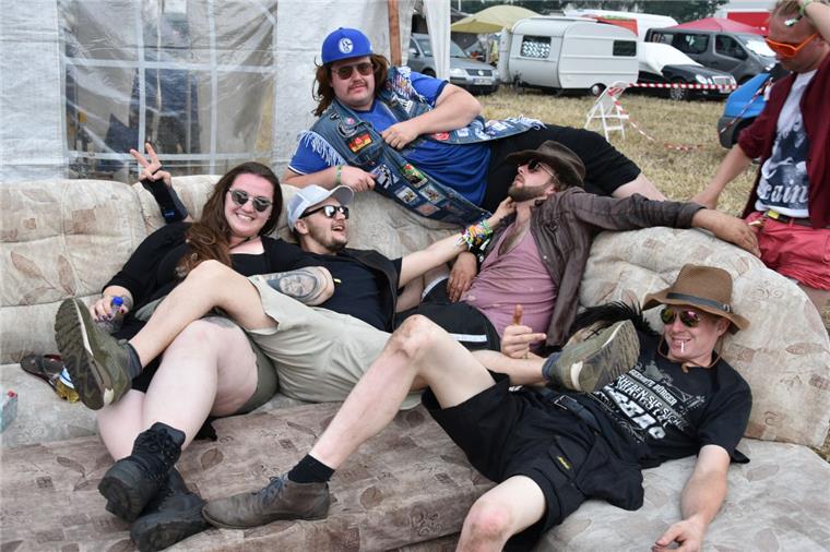 Immer auf dem Sprung: Die Leoniden rocken die Mountain Stage.