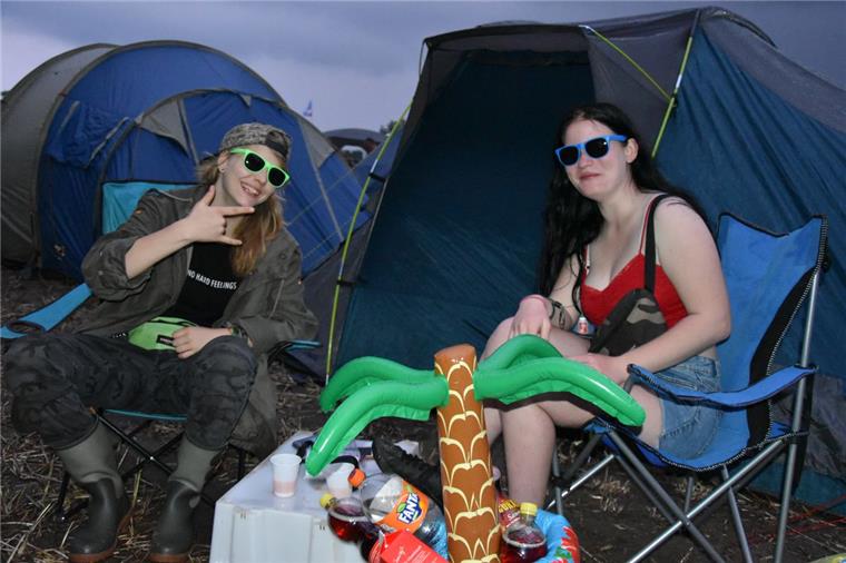 Immer auf dem Sprung: Die Leoniden rocken die Mountain Stage.