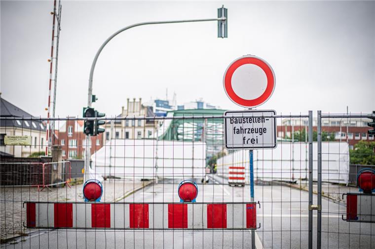 Zum Teil wieder frei: So ist der Stand bei der Alten Geestebücke