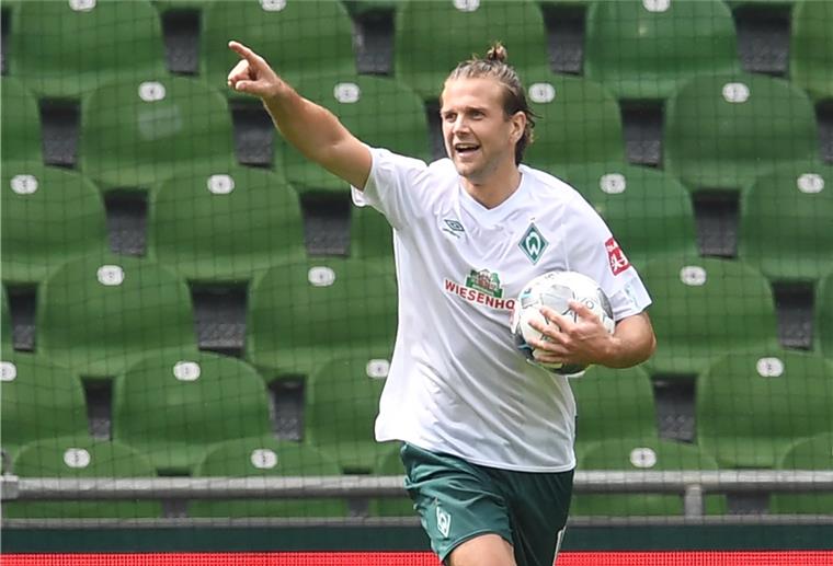 Werder Stürmer Niclas Füllkrug setzt sich für eine bessere Kommunikation in der Mannschaft ein.