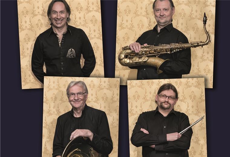 Das Chris B. Quartett spielt in Thieles Garten in Bremerhaven.