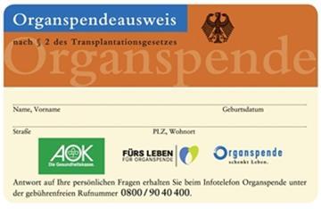Online-Register für Organspende-Entscheidung