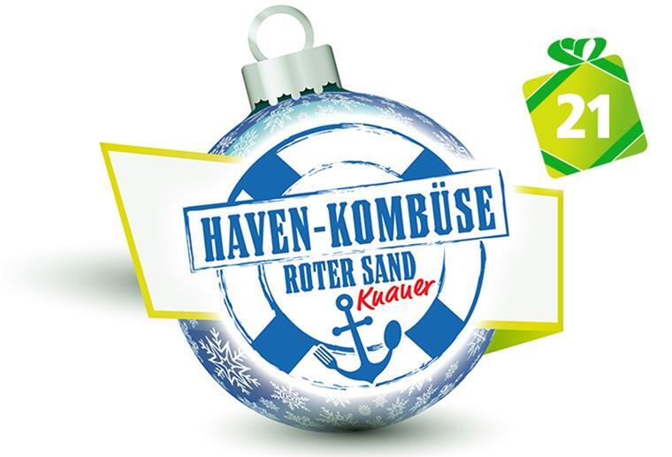 Adventskalender: Rabatt für hungrige Feinschmecker Logo Knauer mit Weihnachtskugel