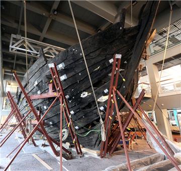 Hansekogge im Deutschen Schiffahrtsmuseum