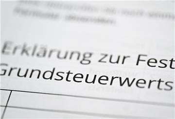 Formular zur Angabe des Grundsteuerwerts