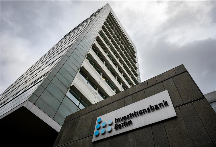 Der Eingang der Investitionsbank Berlin (IBB). 