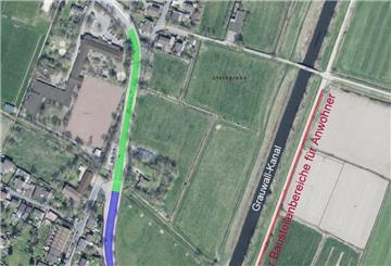 Planung der Sanierungsarbeiten der Wurster Straße in Weddewarden.