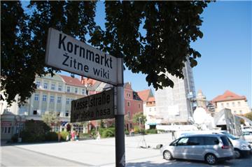 Blick auf den Bautzener Kornmarkt. Hier war es zu Krawallen gekommen.