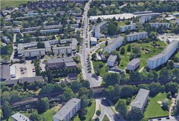 Blick auf den Bremerhavener Ortsteil Grünhöfe.