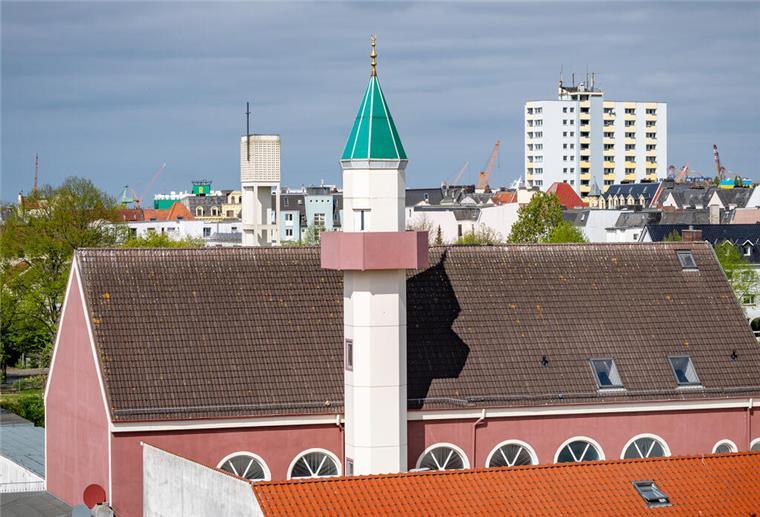 Blick auf die Moschee in Lehe an der Potsdamer Straße.